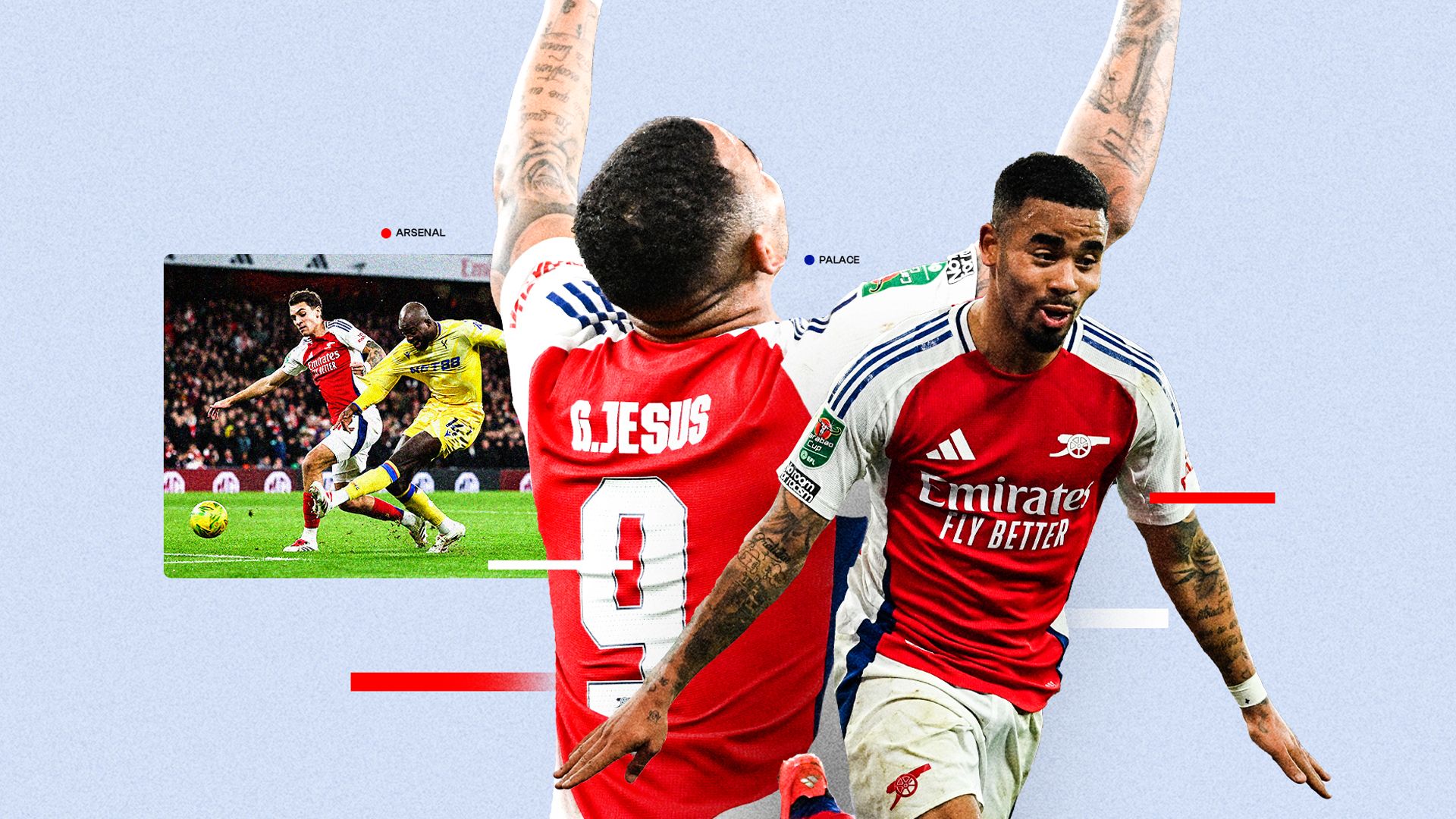 Arsenal Player Ratings: Gabriel Jesus Hat-Trick Vs Crystal Palace