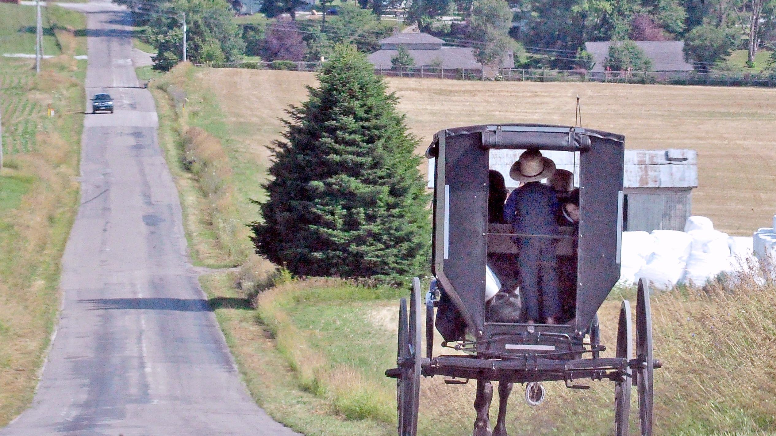 Flashing Lights On Buggies: An Ohio Amish Community's Dispute