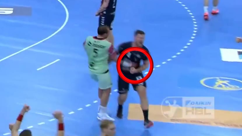 Handball-Star Verliert Die Nerven: Schlag In Den Magen