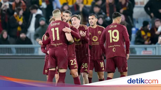 Roma Hancurkan Sampdoria 4-1, Kokoh Di Delapan Besar