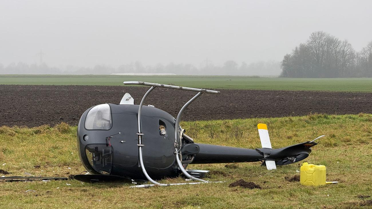 Schwerer Hubschrauberunfall: Vier Verletzte Und Hoher Sachschaden